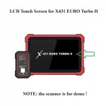 LCD Touch Screen Digitizer For LAUNCH X431 EURO Turbo II 2